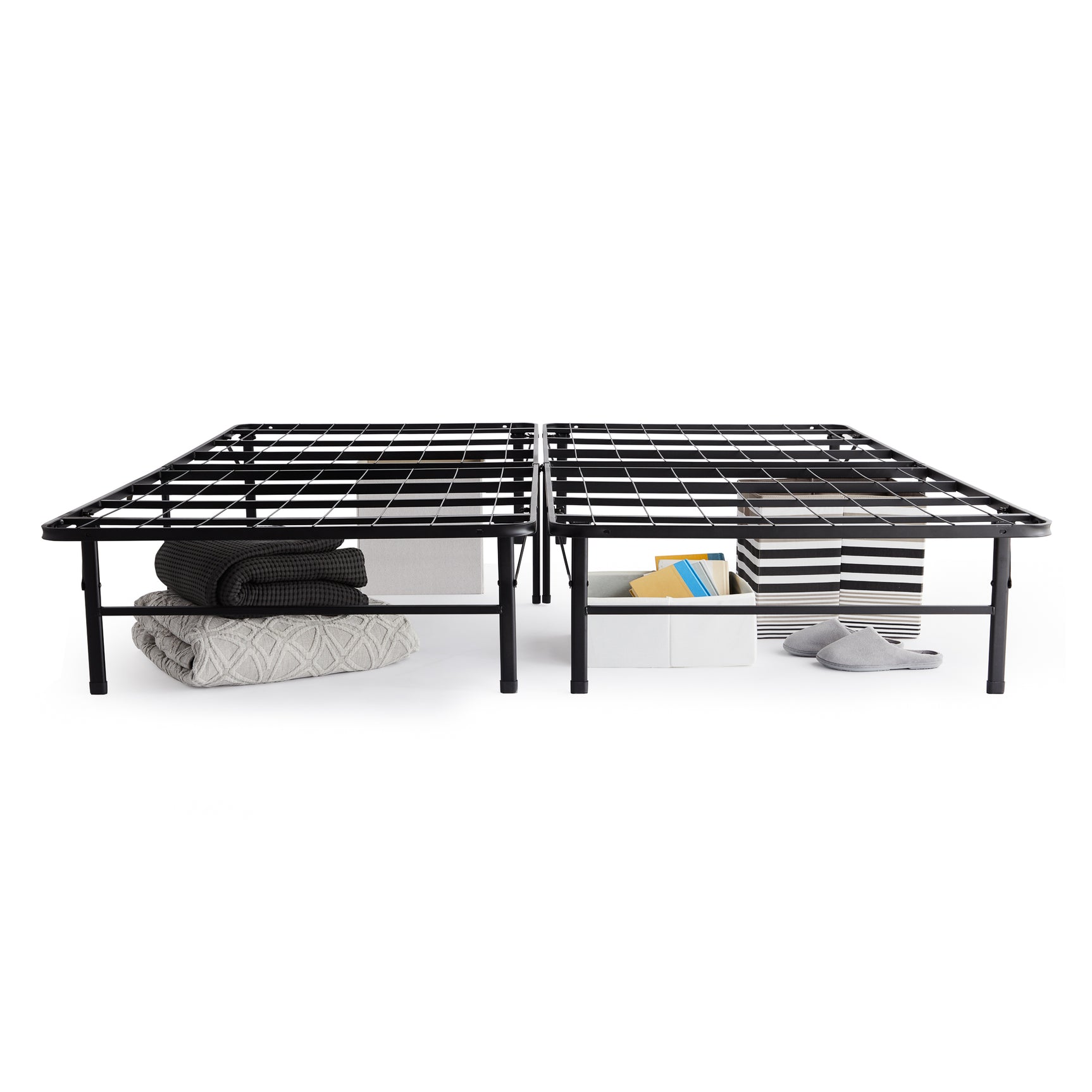 Highrise LT Black Twin XL Bed Frame - Ornate Home