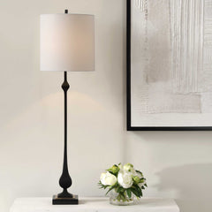 Hightower Black Buffet Lamp - Ornate Home