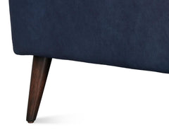 Hightower Blue Distilled Leather Chair - Ornate Home