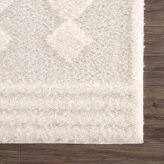 Hija Cream High-Low Area Rug - Clearance - Ornate Home