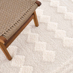Hija Cream High-Low Area Rug - Clearance - Ornate Home