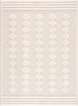 Hija Cream High-Low Area Rug - Ornate Home
