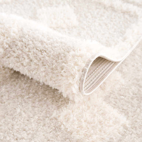 Hija Cream High-Low Area Rug - Ornate Home