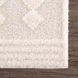 Hija Cream High-Low Area Rug - Ornate Home