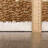 Hija Cream High-Low Area Rug - Ornate Home