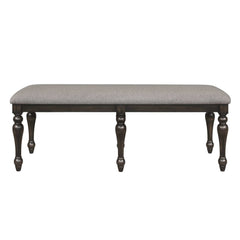 Hilara Dining Bench w/ Upholstered Seat - Ornate Home
