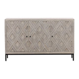 Hilario Light Gray Wash Sideboard - Ornate Home