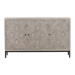Hilario Light Gray Wash Sideboard - Ornate Home