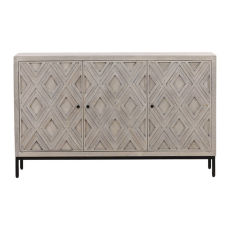 Hilario Light Gray Wash Sideboard - Ornate Home