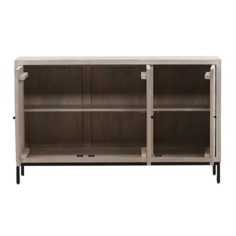 Hilario Light Gray Wash Sideboard - Ornate Home