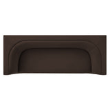 Hilda Chocolate Brown 86" Curved Back Performance Velvet Sofa - Ornate Home