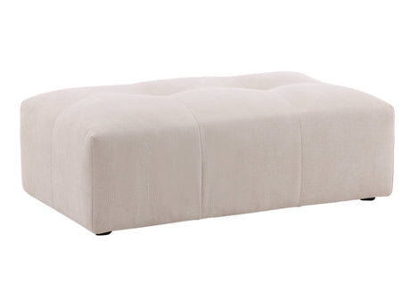 Hilda Cream Ottoman - Ornate Home