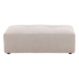 Hilda Cream Ottoman - Ornate Home