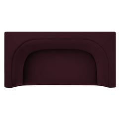 Hilda Mulberry 67" Curved Back Performance Velvet Loveseat - Ornate Home