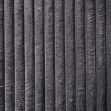 Hilde Gray Jumbo Corduroy Chaise w/2 Pillows - Ornate Home