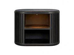 Hildesheim Black Nightstand - Ornate Home