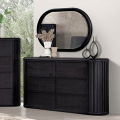 Hildesheim Black Queen 5 Piece Bedroom Set w/Chest (N1) - Ornate Home