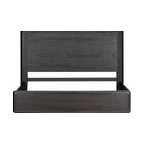 Hildesheim Black Queen 5 Piece Panel Bedroom Set w/2 Nightstands - Ornate Home