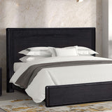 Hildesheim Black Queen 5 Piece Panel Bedroom Set w/2 Nightstands - Ornate Home