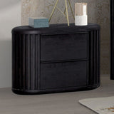 Hildesheim Black Queen 5 Piece Panel Bedroom Set w/Chest (N1) - Ornate Home