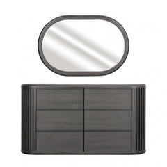 Hildesheim Black Queen 5 Piece Panel Bedroom Set w/Chest (N1) - Ornate Home