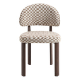 Hilina Brown Side Chair (Set-2) - Ornate Home