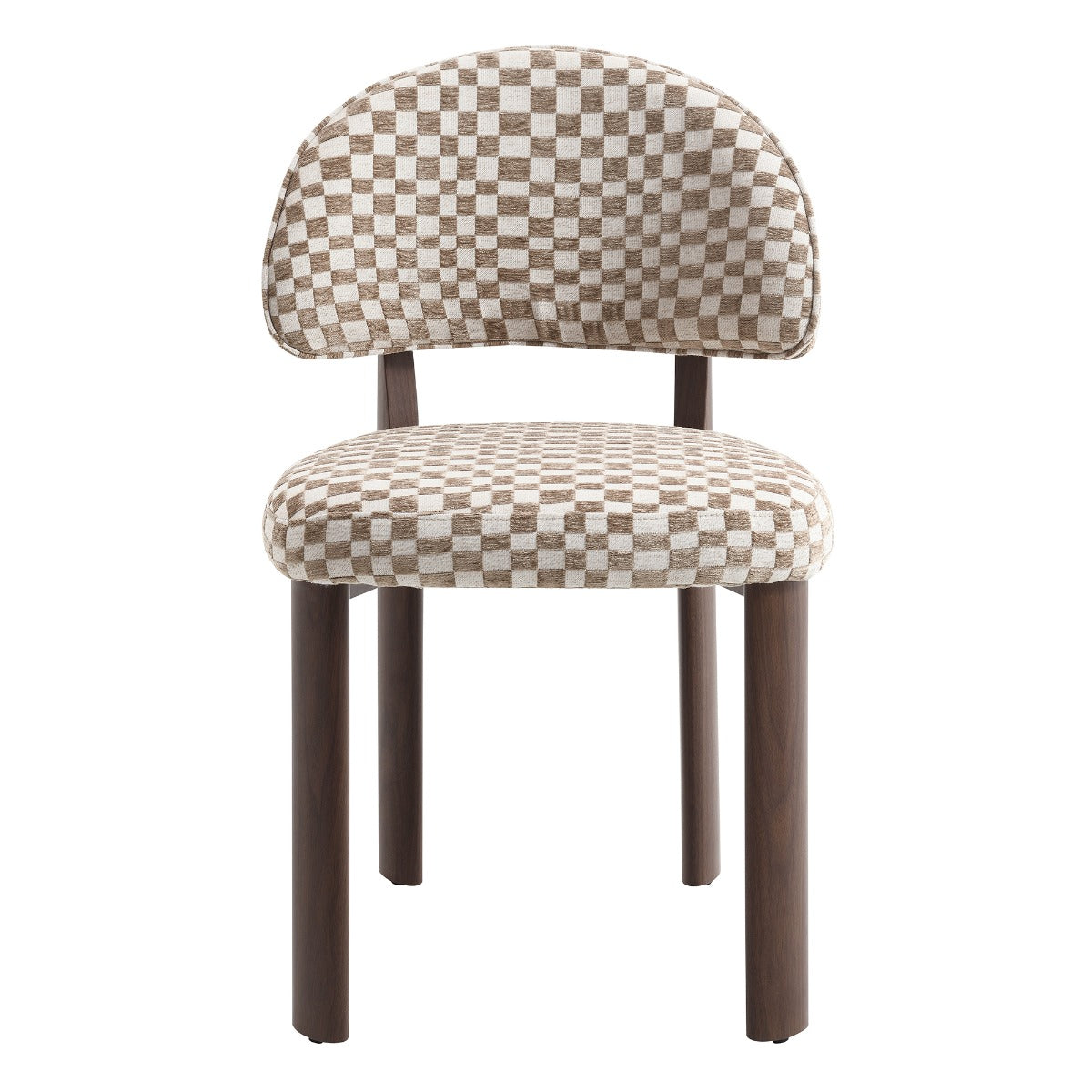 Hilina Brown Side Chair (Set-2) - Ornate Home
