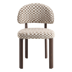 Hilina Brown Side Chair (Set-2) - Ornate Home