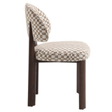 Hilina Brown Side Chair (Set-2) - Ornate Home