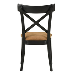 Hillary Brown Side Chair  (Set of 2) - Ornate Home