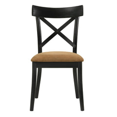 Hillary Brown Side Chair  (Set of 2) - Ornate Home