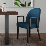 Hillman Dining Arm Chair in Blue - Ornate Home