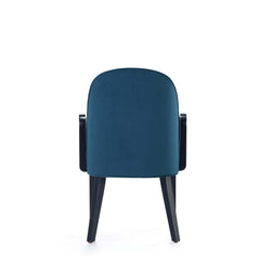 Hillman Dining Arm Chair in Blue - Ornate Home