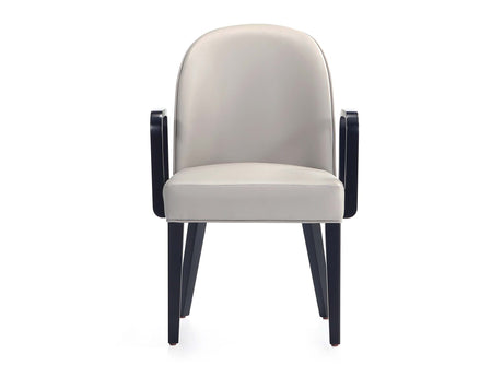 Hillman Dining Arm Chair in Light Grey - Ornate Home