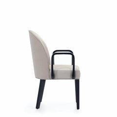 Hillman Dining Arm Chair (set of 2) in Light Grey - Ornate Home