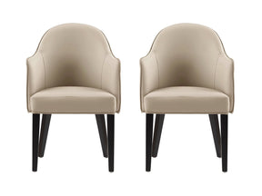 Hillman Dining Armchair in Sand (set of 2) - Ornate Home