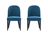 Hillman Dining Chair in Blue (set of 2) - Ornate Home