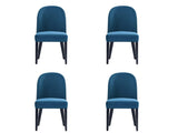 Hillman Dining Chair in Blue (set of 4) - Ornate Home