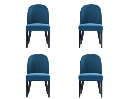Hillman Dining Chair in Blue (set of 4) - Ornate Home