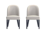 Hillman Dining Chair in Light Grey (set of 2) - Ornate Home