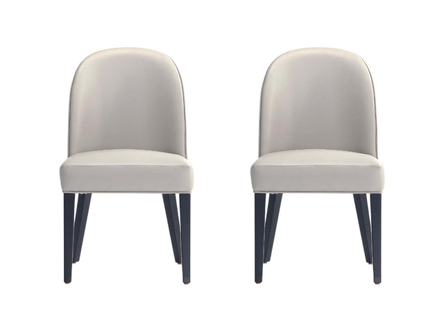 Hillman Dining Chair in Light Grey (set of 2) - Ornate Home
