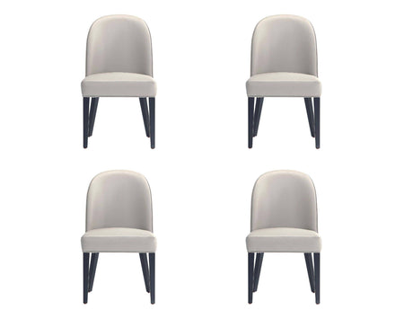 Hillman Dining Chair in Light Grey (set of 4) - Ornate Home