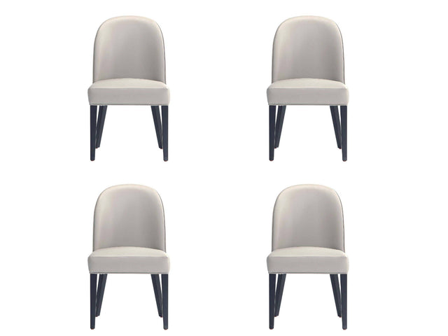 Hillman Dining Chair in Light Grey (set of 4) - Ornate Home