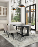 Hillman Dining Chair in Light Grey (set of 4) - Ornate Home