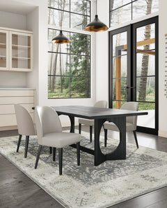 Hillman Dining Chair in Light Grey (set of 4) - Ornate Home