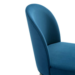 Hillman Dining Side and Arm Chairs in Light Blue - Set of 8 - Ornate Home