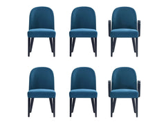 Hillman Dining Side and Arm Chairs in Light Blue (set of 6) - Ornate Home