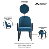 Hillman Dining Side and Arm Chairs in Light Blue (set of 6) - Ornate Home