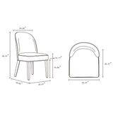 Hillman Dining Side and Arm Chairs in Light Blue (set of 6) - Ornate Home