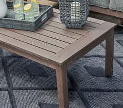Hillside Barn Brown Outdoor Coffee Table - Ornate Home